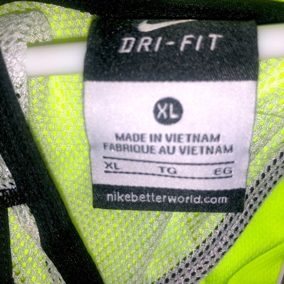 Nike Women’s Dri Fit Top Yellow Size XL - Picture 4 of 4